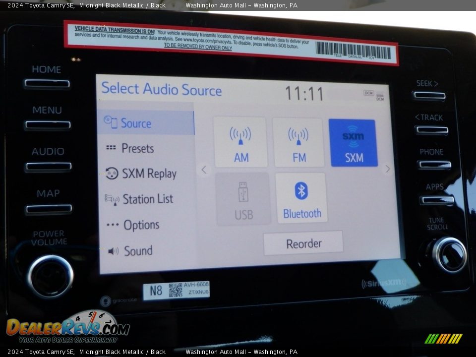 Audio System of 2024 Toyota Camry SE Photo #19