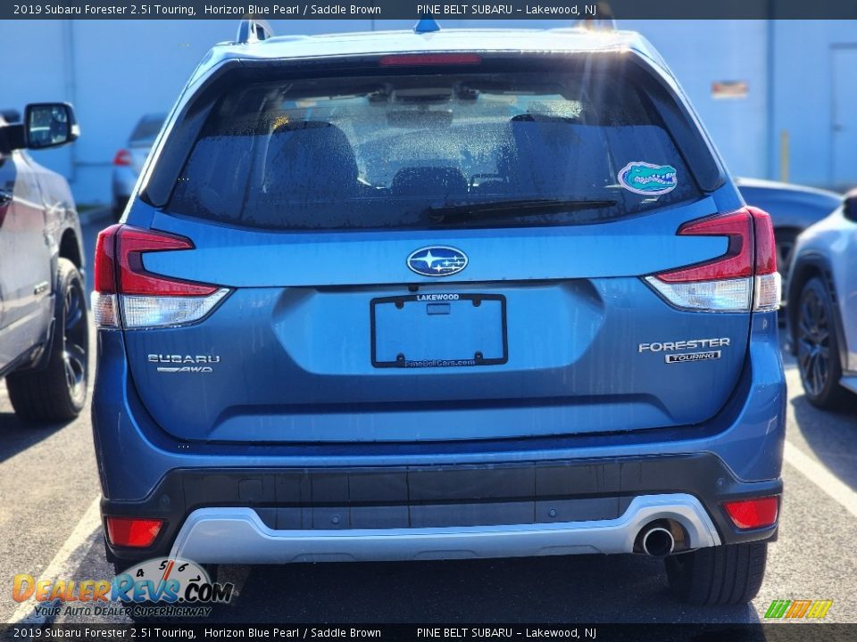 2019 Subaru Forester 2.5i Touring Horizon Blue Pearl / Saddle Brown Photo #4