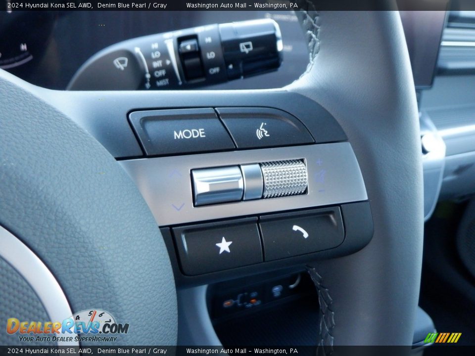 2024 Hyundai Kona SEL AWD Steering Wheel Photo #24