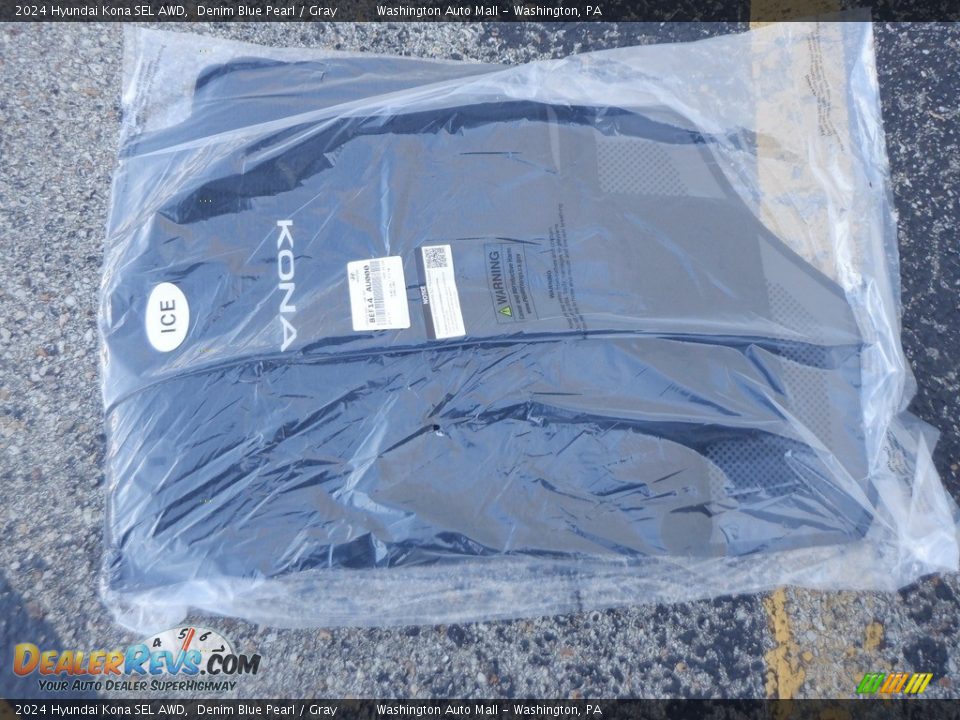 2024 Hyundai Kona SEL AWD Denim Blue Pearl / Gray Photo #27