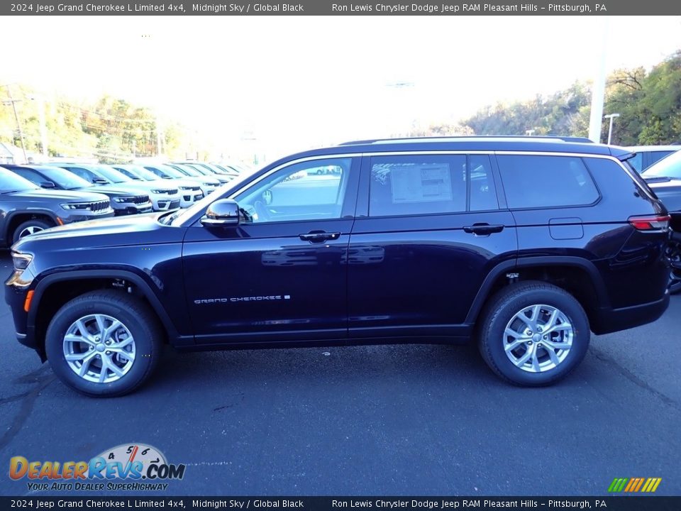 2024 Jeep Grand Cherokee L Limited 4x4 Midnight Sky / Global Black Photo #2