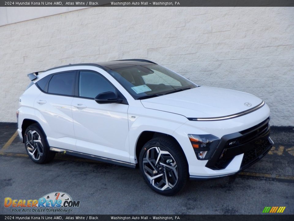 Front 3/4 View of 2024 Hyundai Kona N Line AWD Photo #1