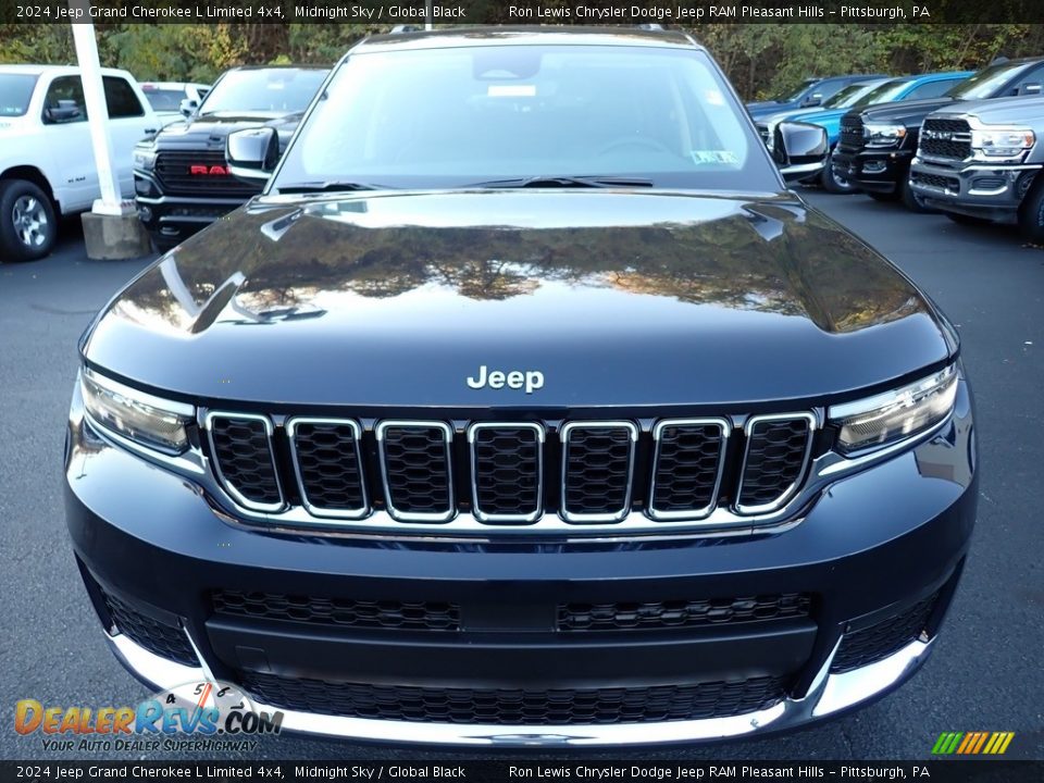 2024 Jeep Grand Cherokee L Limited 4x4 Midnight Sky / Global Black Photo #9