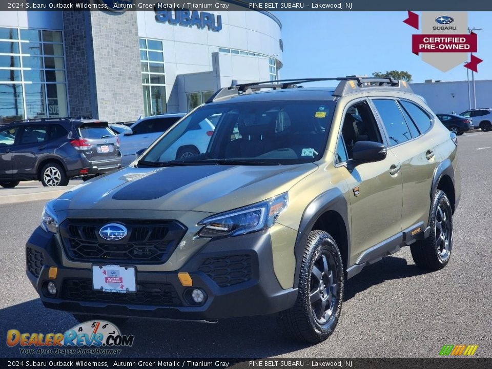 2024 Subaru Outback Wilderness Autumn Green Metallic / Titanium Gray Photo #1