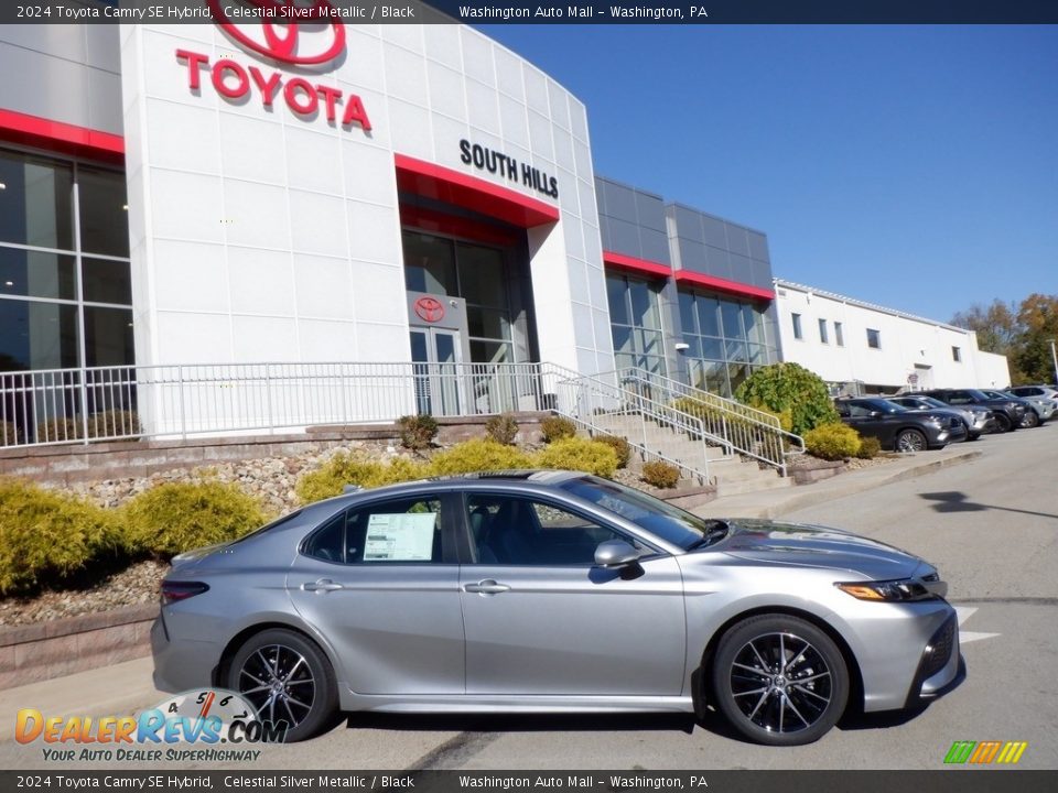 Celestial Silver Metallic 2024 Toyota Camry SE Hybrid Photo #2