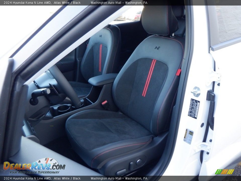 Front Seat of 2024 Hyundai Kona N Line AWD Photo #15