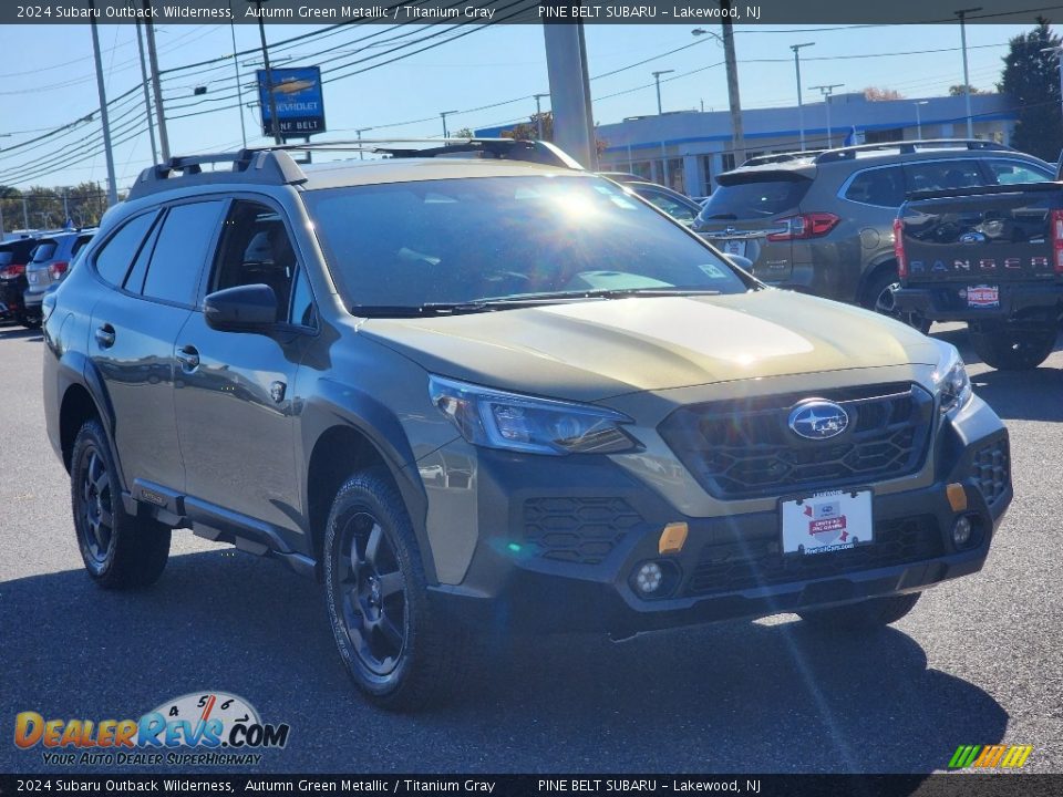 2024 Subaru Outback Wilderness Autumn Green Metallic / Titanium Gray Photo #11