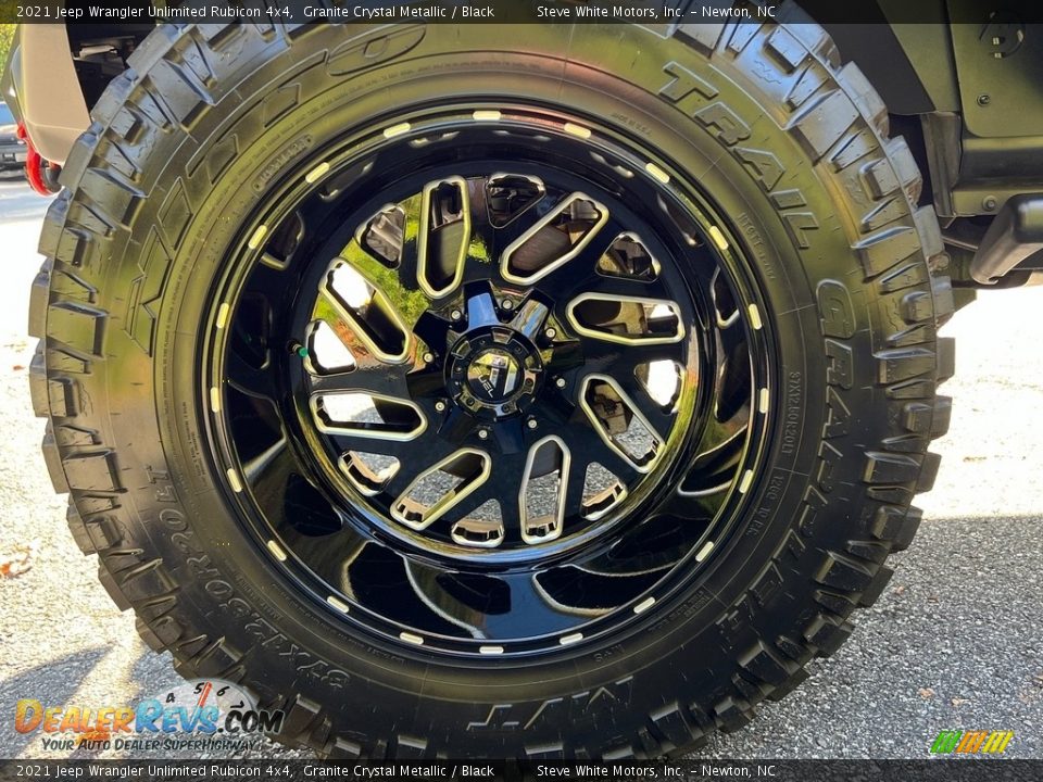 Custom Wheels of 2021 Jeep Wrangler Unlimited Rubicon 4x4 Photo #13
