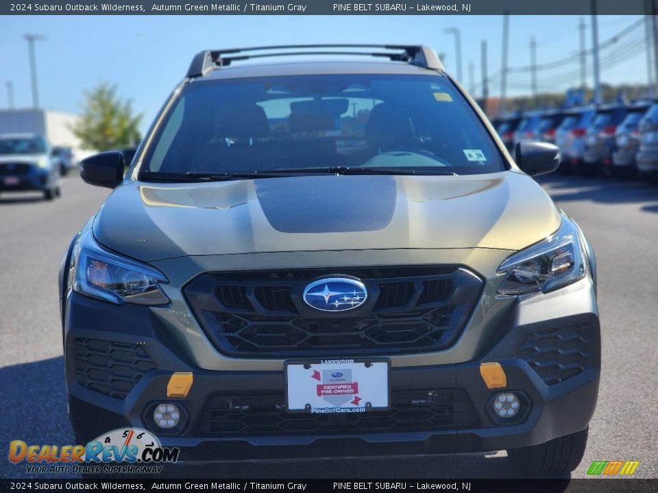 2024 Subaru Outback Wilderness Autumn Green Metallic / Titanium Gray Photo #12