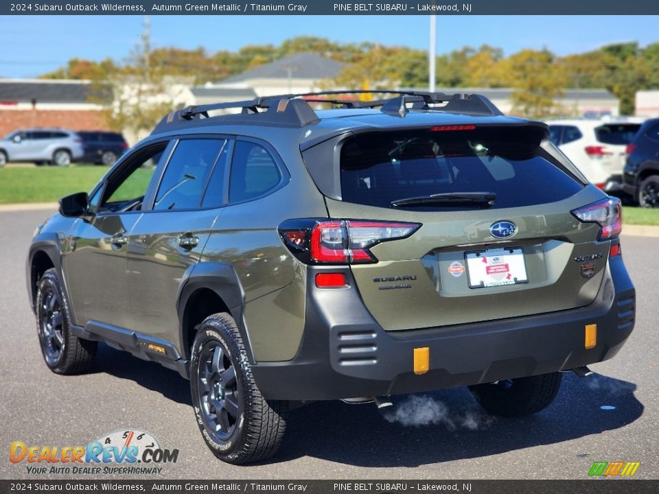 2024 Subaru Outback Wilderness Autumn Green Metallic / Titanium Gray Photo #14