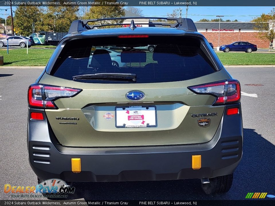 2024 Subaru Outback Wilderness Autumn Green Metallic / Titanium Gray Photo #15