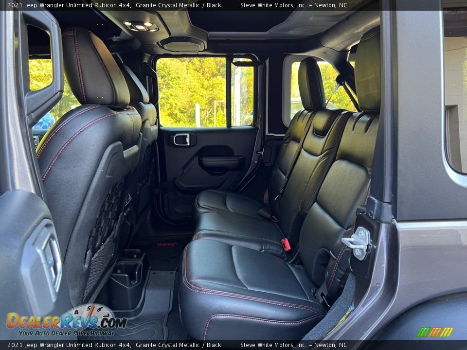 2021 Jeep Wrangler Unlimited Rubicon 4x4 Granite Crystal Metallic / Black Photo #21
