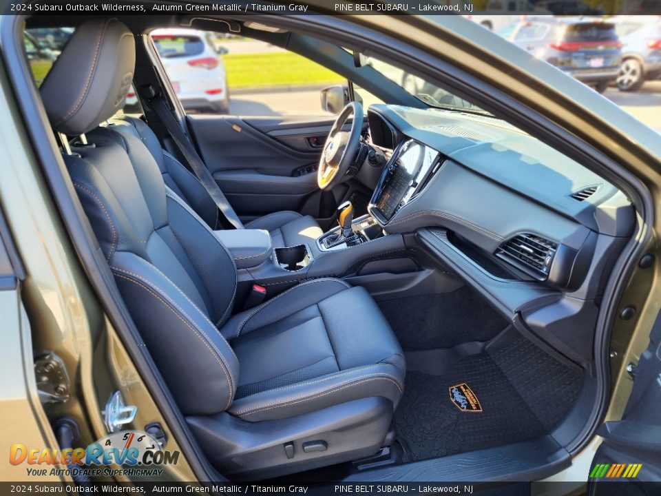 2024 Subaru Outback Wilderness Autumn Green Metallic / Titanium Gray Photo #20