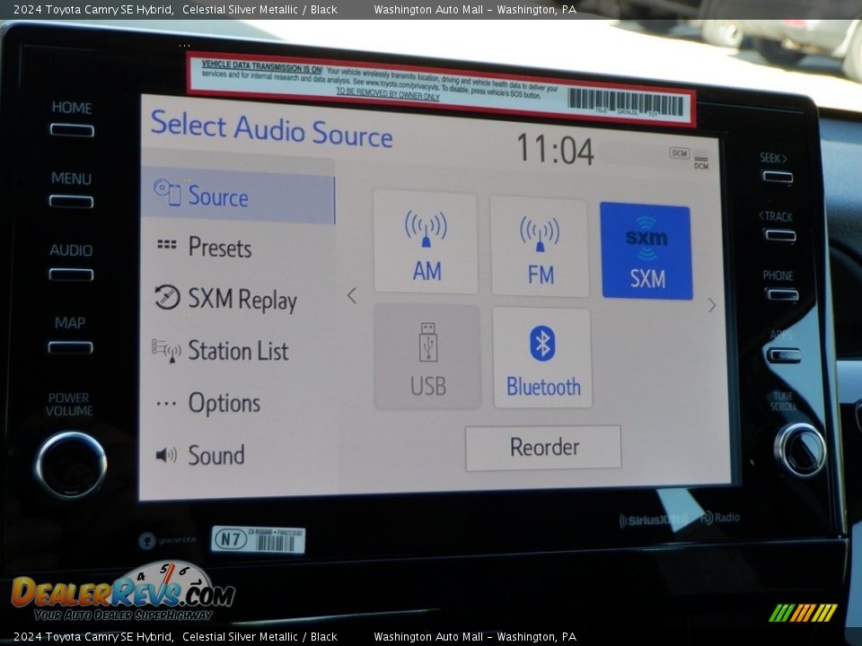 Audio System of 2024 Toyota Camry SE Hybrid Photo #18