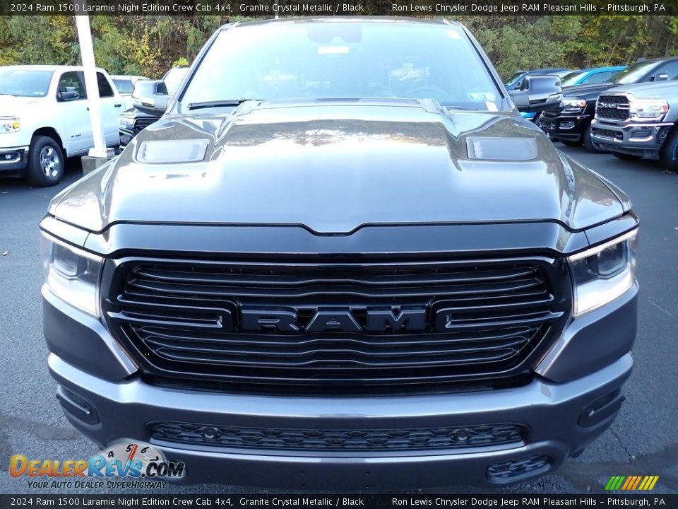 Granite Crystal Metallic 2024 Ram 1500 Laramie Night Edition Crew Cab 4x4 Photo #9