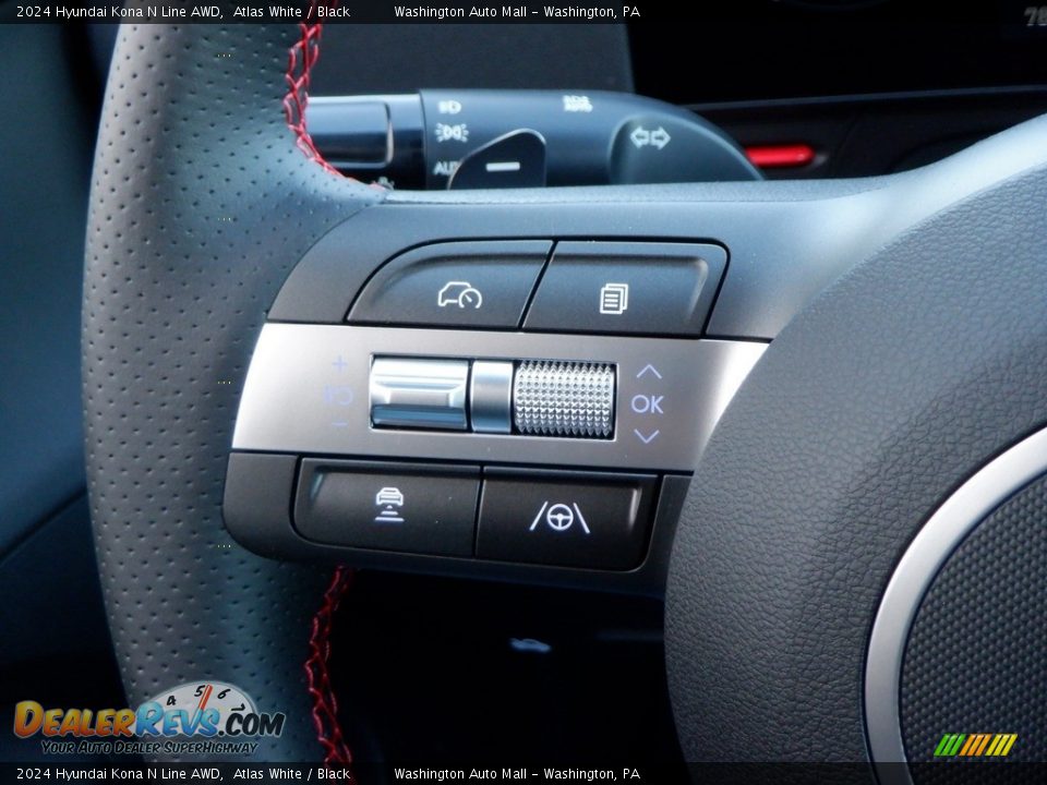 2024 Hyundai Kona N Line AWD Steering Wheel Photo #28