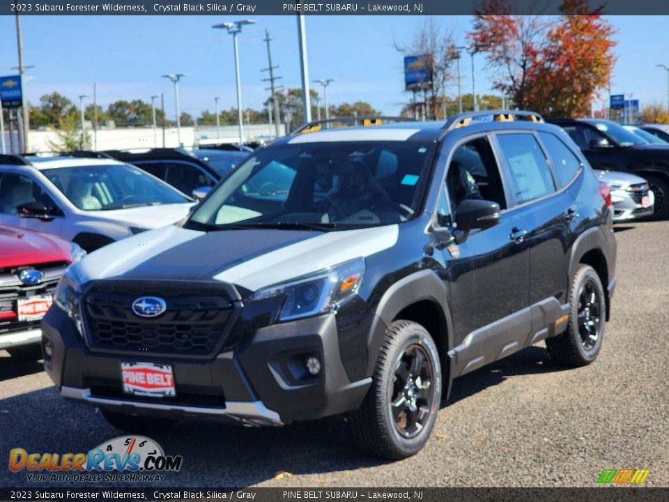 2023 Subaru Forester Wilderness Crystal Black Silica / Gray Photo #1