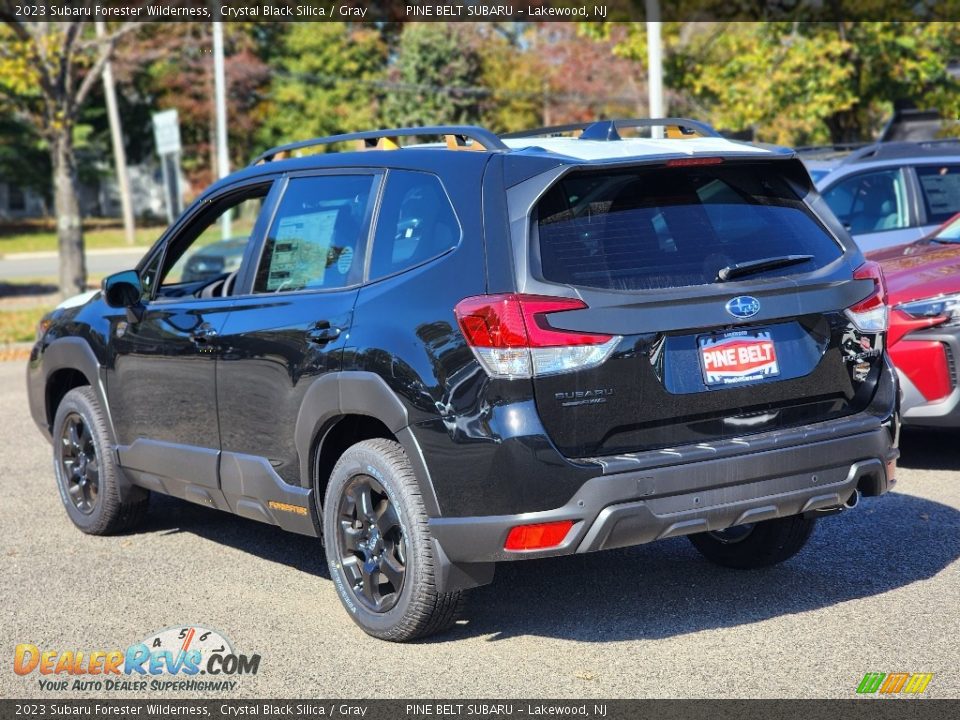 2023 Subaru Forester Wilderness Crystal Black Silica / Gray Photo #4