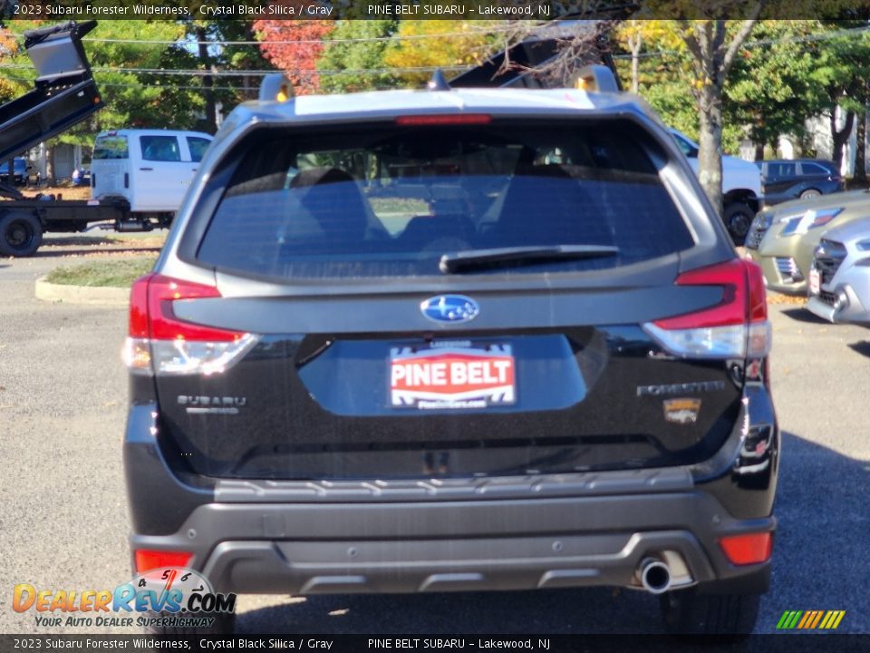 2023 Subaru Forester Wilderness Crystal Black Silica / Gray Photo #6