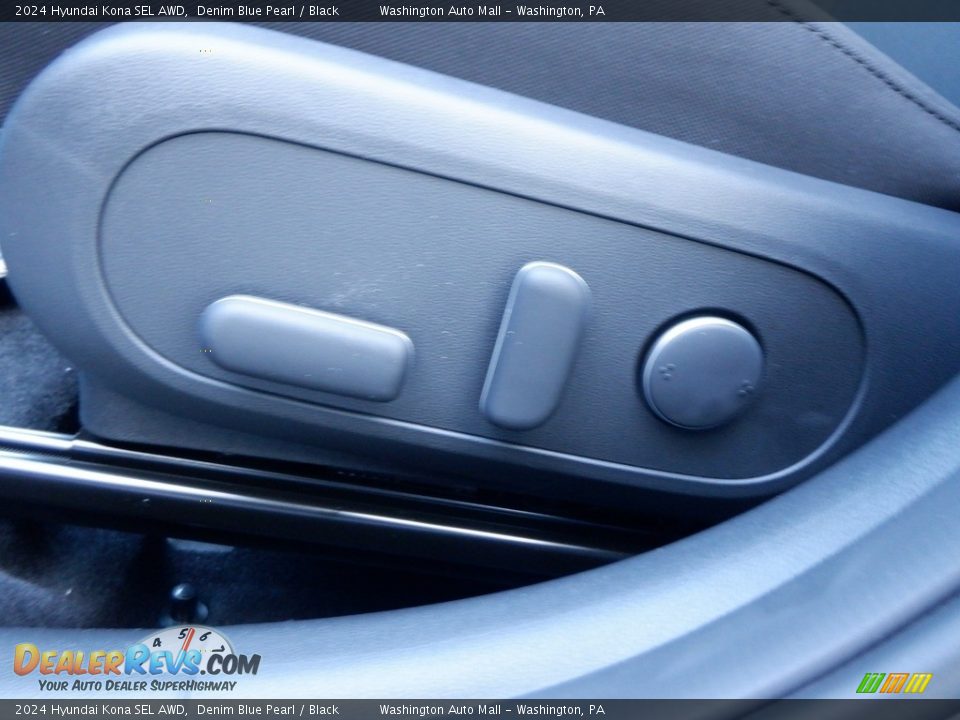 2024 Hyundai Kona SEL AWD Denim Blue Pearl / Black Photo #9