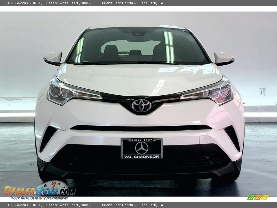 2019 Toyota C-HR LE Blizzard White Pearl / Black Photo #2