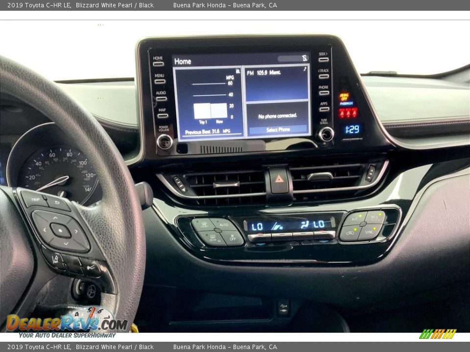 Controls of 2019 Toyota C-HR LE Photo #5