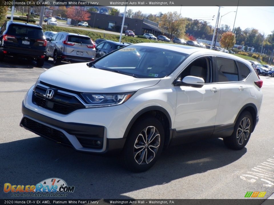 2020 Honda CR-V EX AWD Platinum White Pearl / Ivory Photo #12