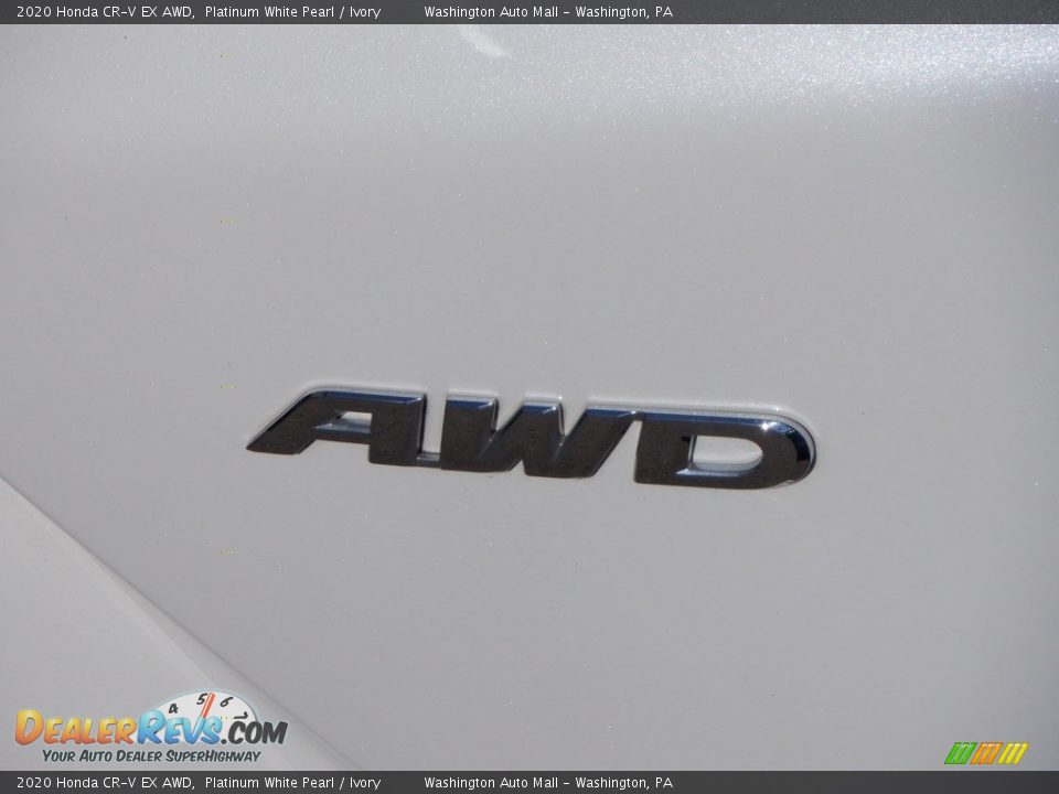 2020 Honda CR-V EX AWD Platinum White Pearl / Ivory Photo #17