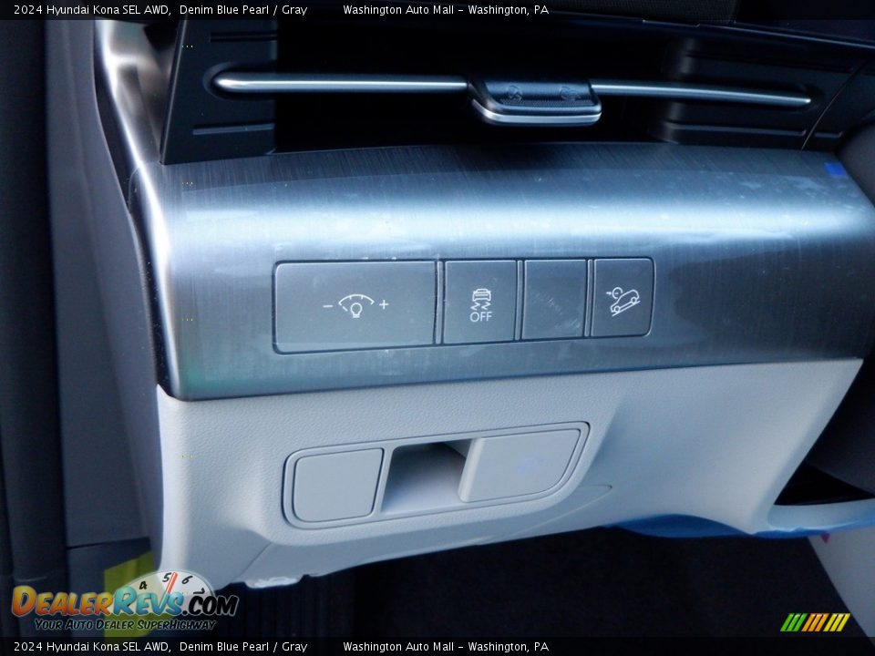 2024 Hyundai Kona SEL AWD Denim Blue Pearl / Gray Photo #9