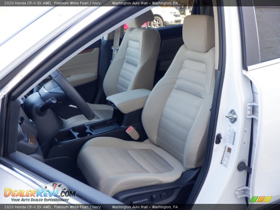 Front Seat of 2020 Honda CR-V EX AWD Photo #22