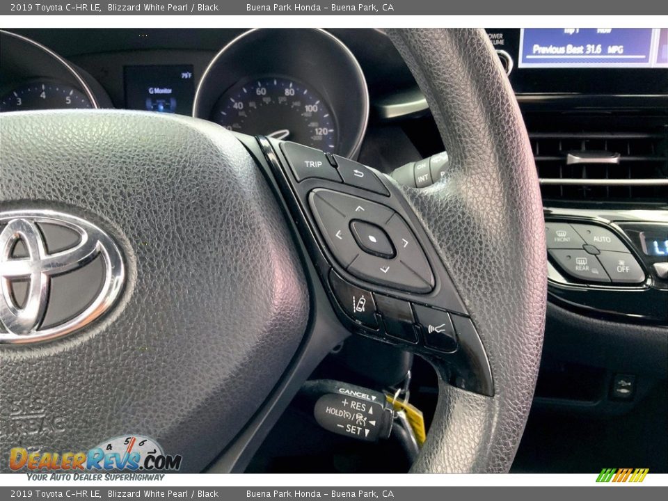 2019 Toyota C-HR LE Steering Wheel Photo #22