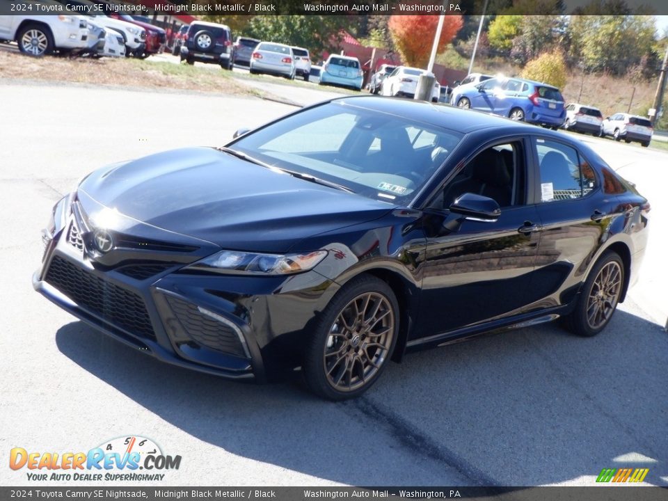 Midnight Black Metallic 2024 Toyota Camry SE Nightsade Photo #6