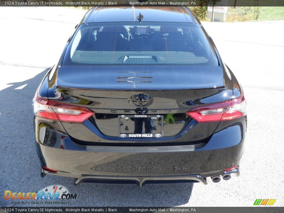 2024 Toyota Camry SE Nightsade Midnight Black Metallic / Black Photo #8