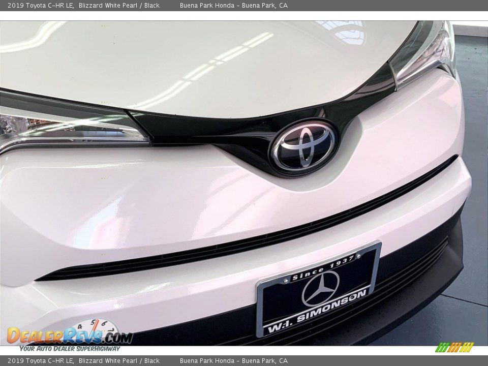 2019 Toyota C-HR LE Blizzard White Pearl / Black Photo #29