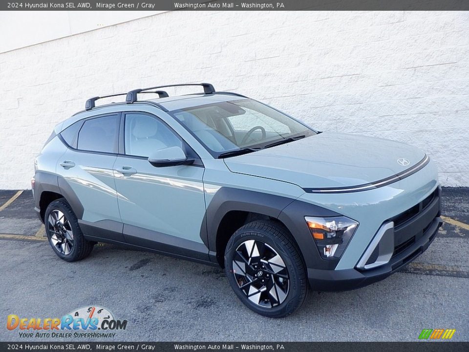 Front 3/4 View of 2024 Hyundai Kona SEL AWD Photo #1