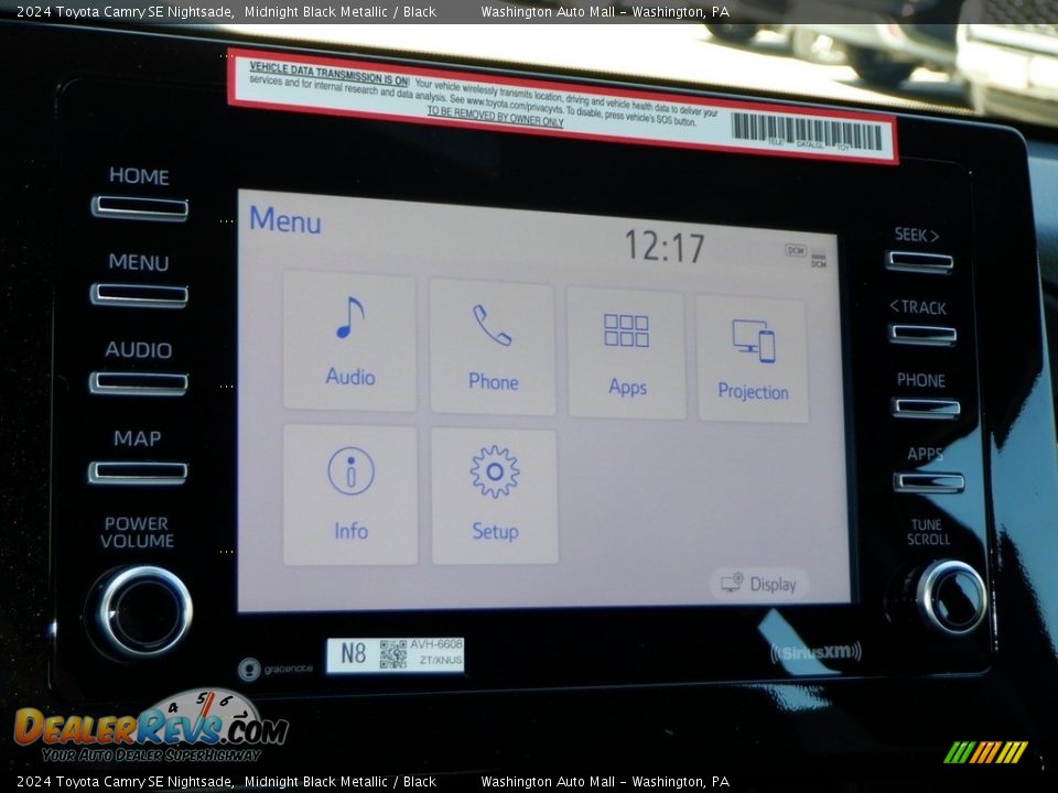 Controls of 2024 Toyota Camry SE Nightsade Photo #19