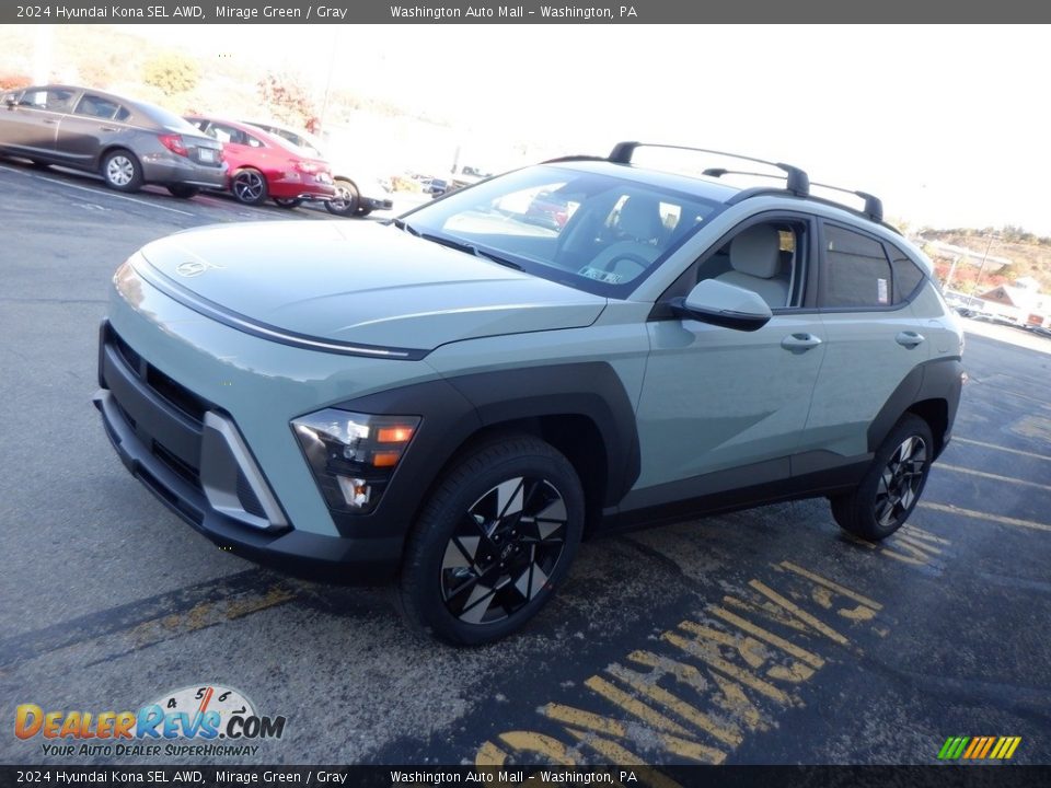 Mirage Green 2024 Hyundai Kona SEL AWD Photo #4