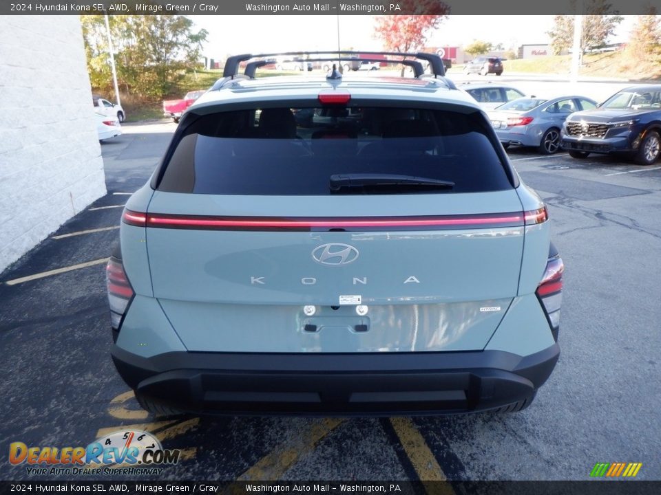 Mirage Green 2024 Hyundai Kona SEL AWD Photo #5