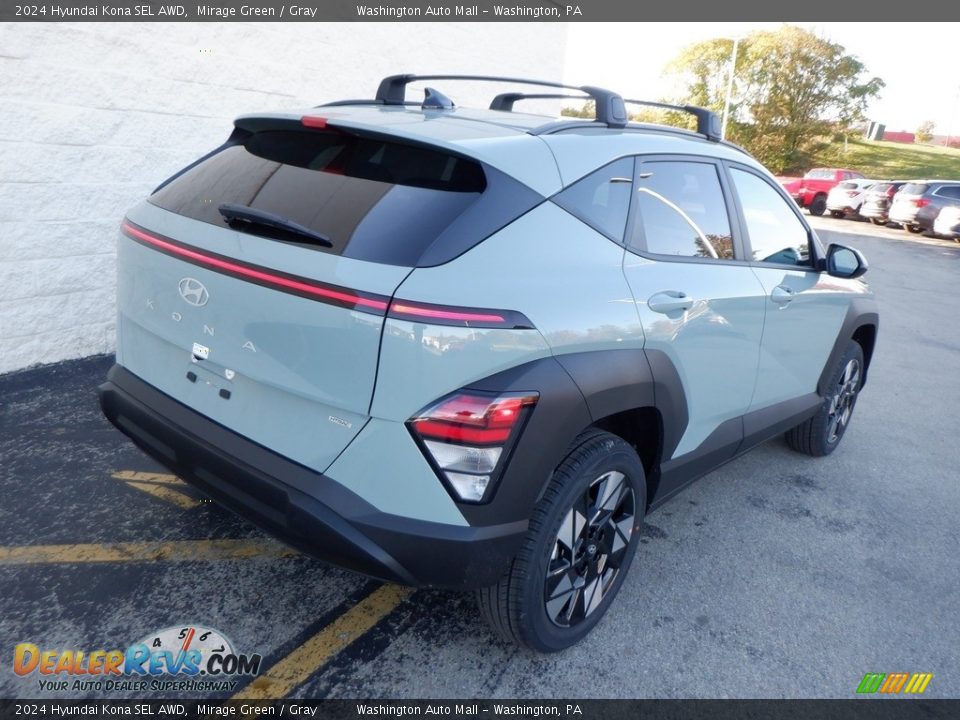 Mirage Green 2024 Hyundai Kona SEL AWD Photo #6