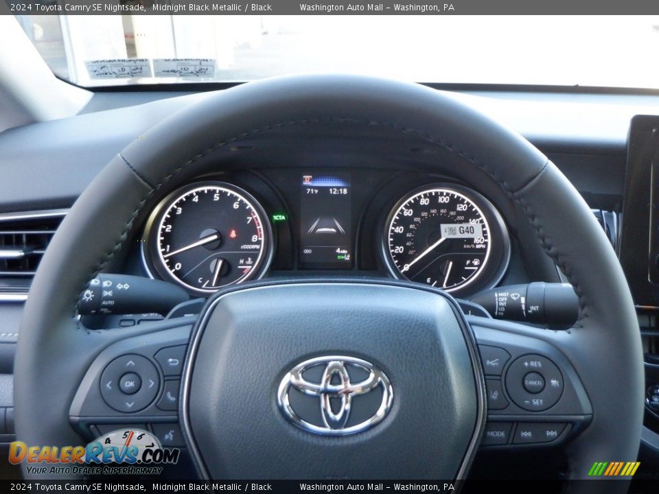 2024 Toyota Camry SE Nightsade Steering Wheel Photo #24