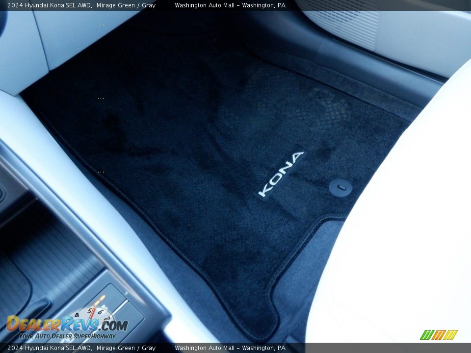 2024 Hyundai Kona SEL AWD Mirage Green / Gray Photo #12