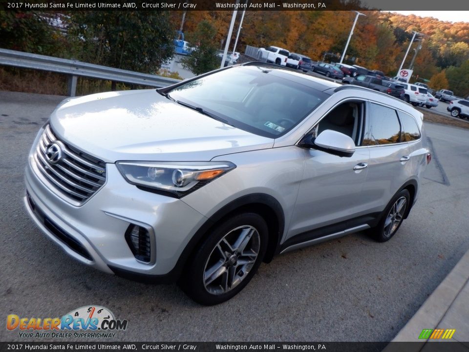 2017 Hyundai Santa Fe Limited Ultimate AWD Circuit Silver / Gray Photo #6