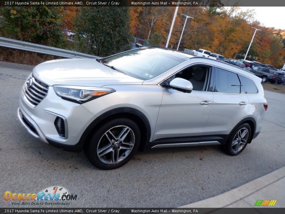 2017 Hyundai Santa Fe Limited Ultimate AWD Circuit Silver / Gray Photo #7