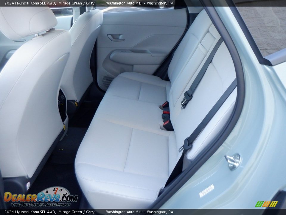 2024 Hyundai Kona SEL AWD Mirage Green / Gray Photo #24
