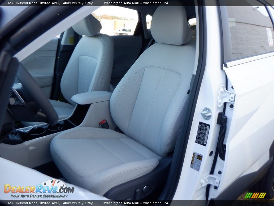 Front Seat of 2024 Hyundai Kona Limited AWD Photo #13