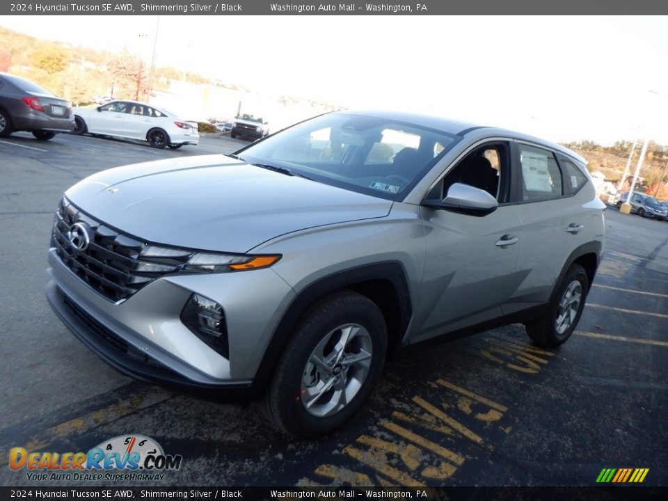 2024 Hyundai Tucson SE AWD Shimmering Silver / Black Photo #4