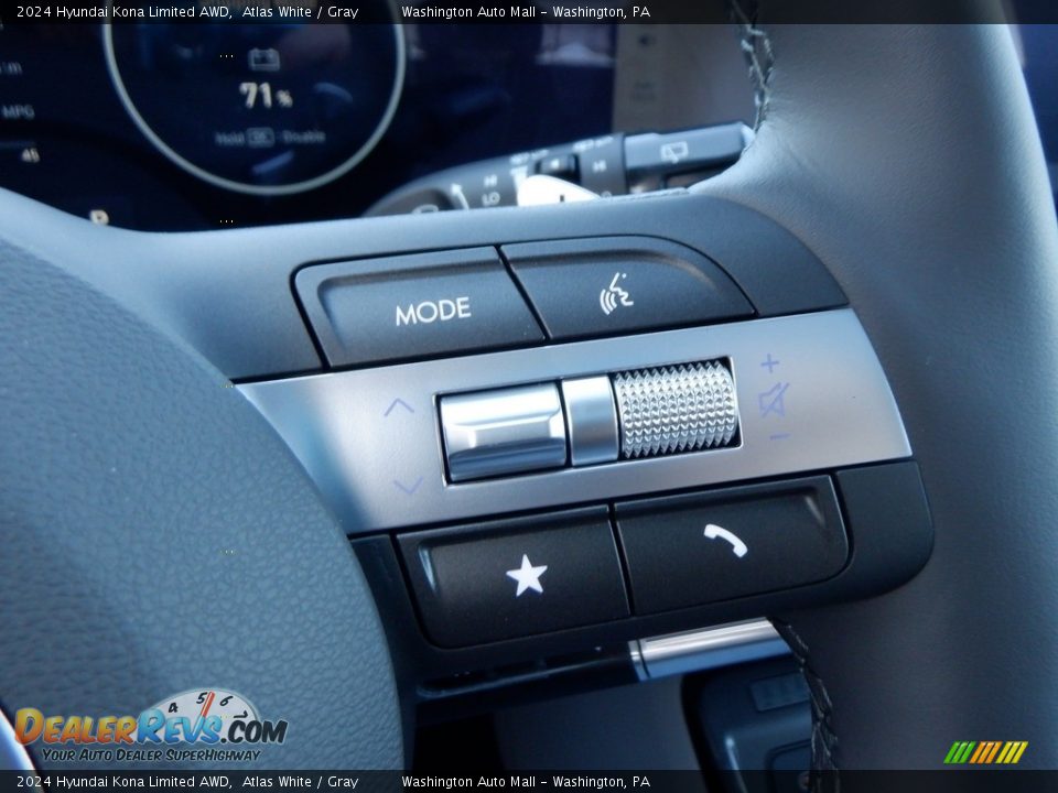 2024 Hyundai Kona Limited AWD Steering Wheel Photo #20