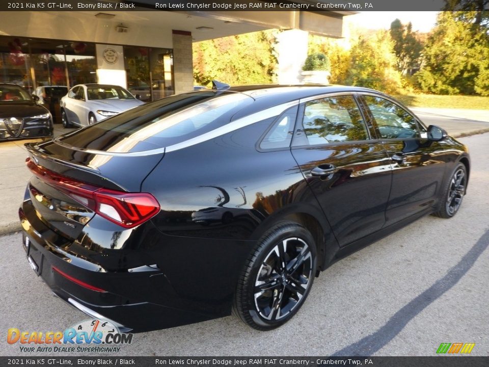 2021 Kia K5 GT-Line Ebony Black / Black Photo #2