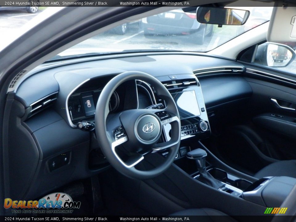 2024 Hyundai Tucson SE AWD Shimmering Silver / Black Photo #7