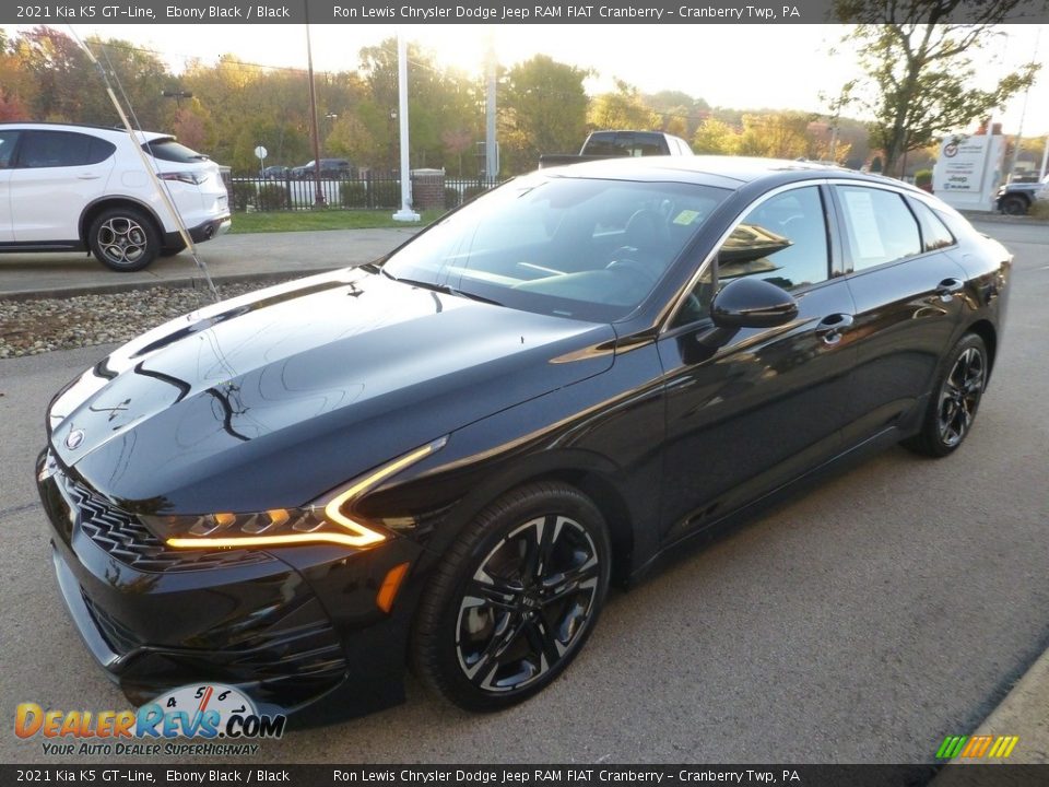 Ebony Black 2021 Kia K5 GT-Line Photo #7
